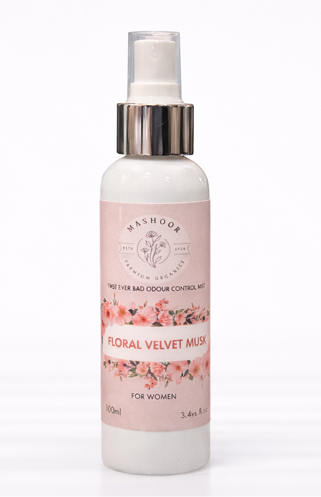 Floral Velvet Organic Body Mist | Alcohol-Free Odour Control