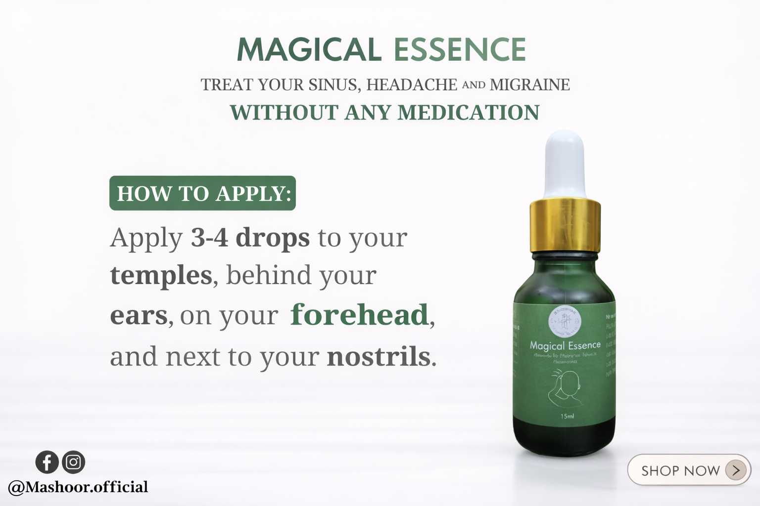 ✨ Magical Essence – Pure Relief in a Drop ✨