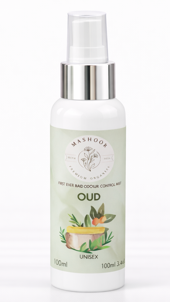 Organic Halal Oud Body Mist | Alcohol-Free Unisex Fragrance